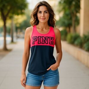 VS PINK Colorblock Tank